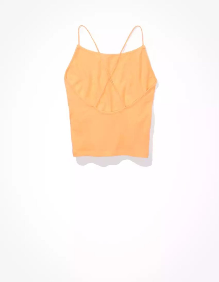 Debardeur American Eagle AE Lanières-Go-Lucky Cami Orange Femme | AXW-00603623